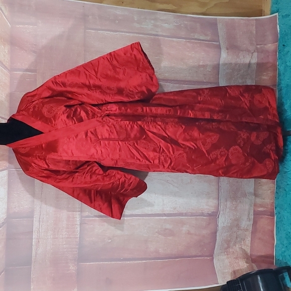 Unknown :( Other - Red Long Kimono